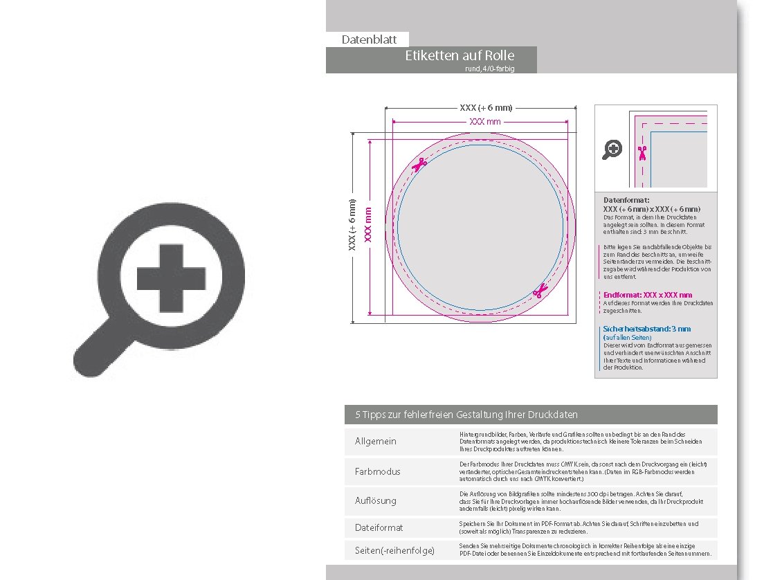 Product Bild hochwertige__recycelte_etiketten_auf_rolle_rund_(kreisrund_konturgeschnitten)