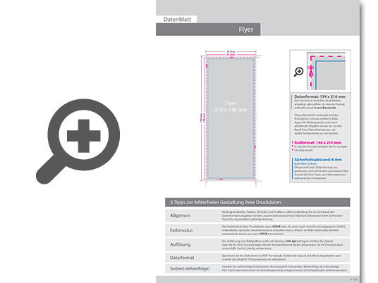Product Bild flyer_5_1_cm_x_14_8_cm__einseitig_bedruckt_inkl__schutzlack_mit_antimikrobieller_wirkung