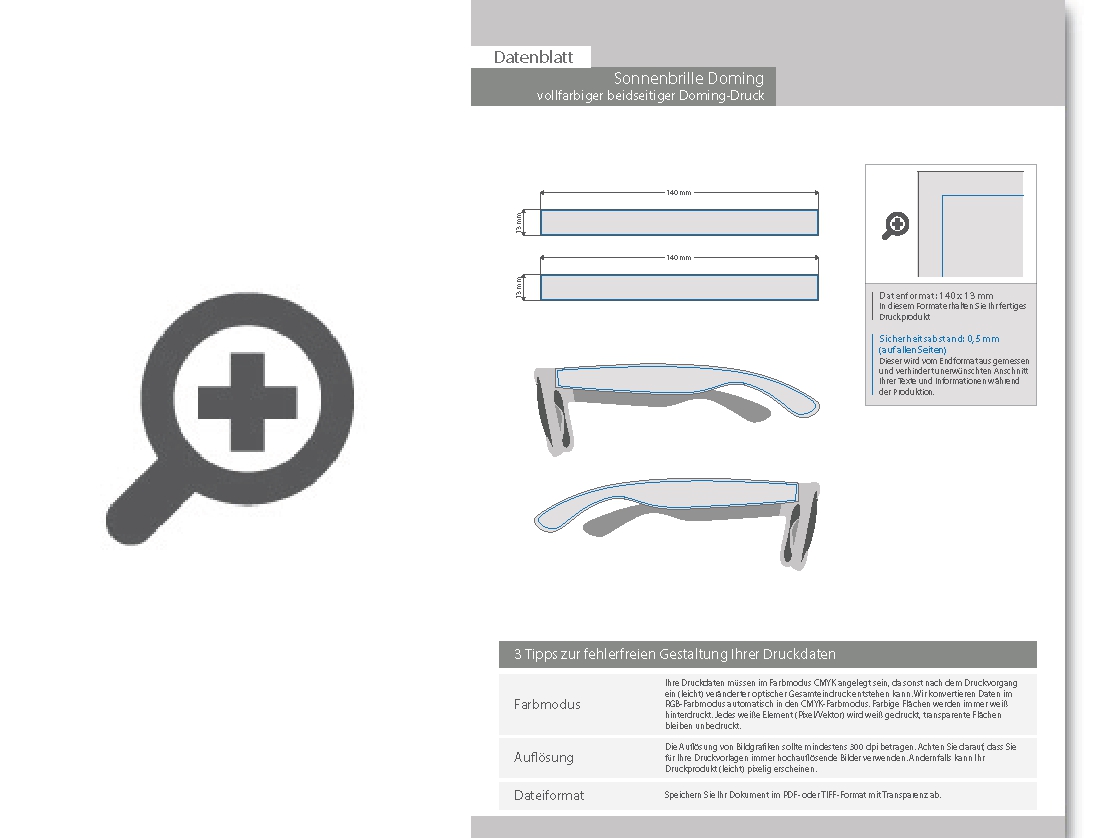 Product Bild sonnenbrille_doming